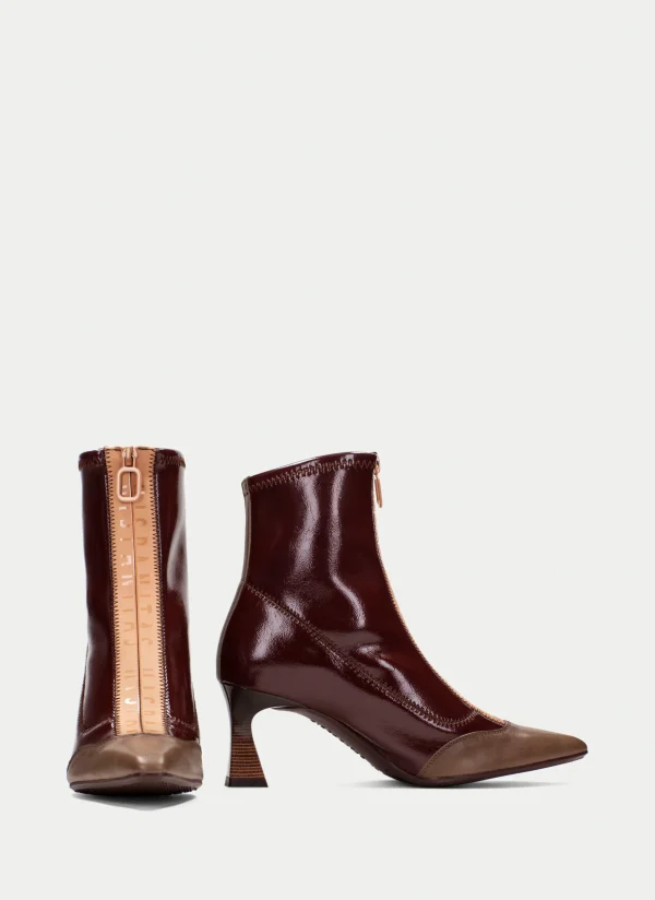 Botin dalia taupe-marron