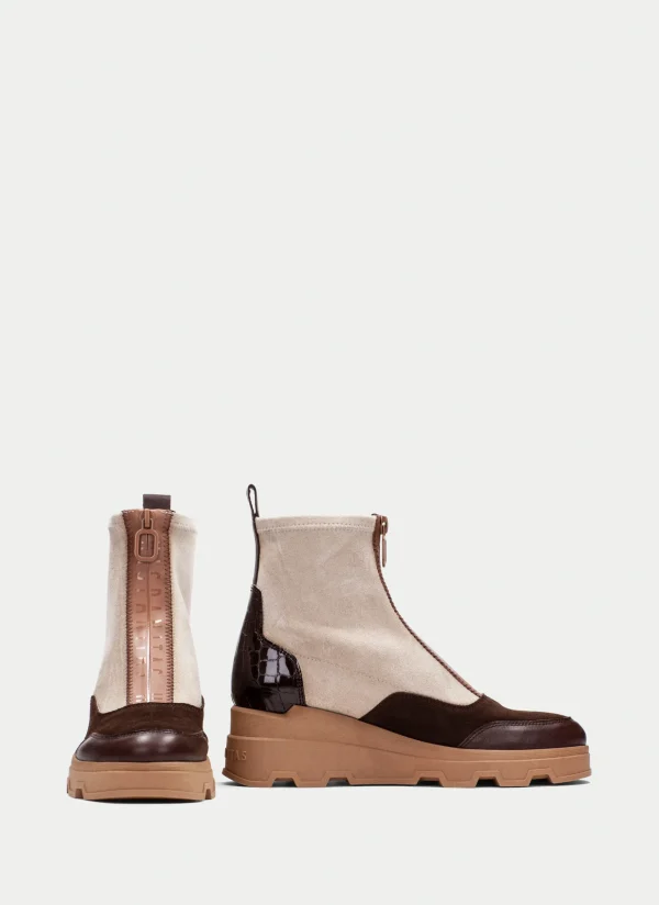 Botin florencia marron-milk