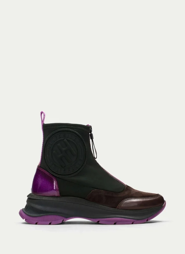 Botin sport alaska forest-marrón-magenta