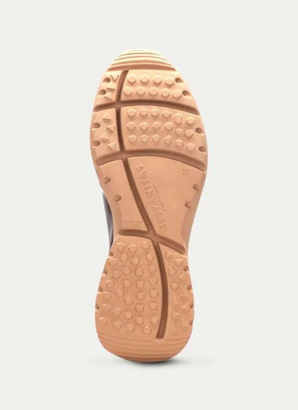 Botin sport polinesia cuero-marrón