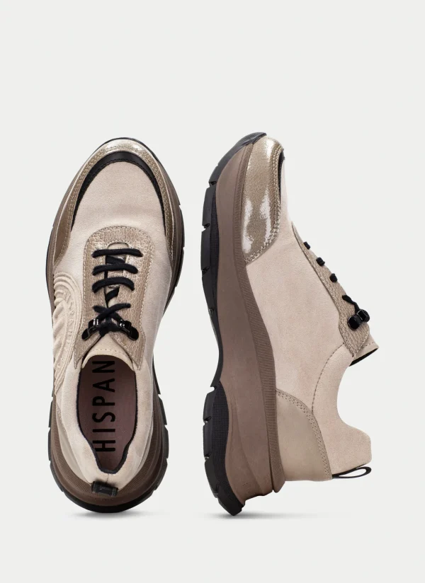 Deportivo alaska taupe-marfil