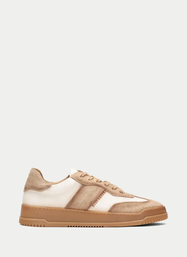 Deportivo  blanco-beige