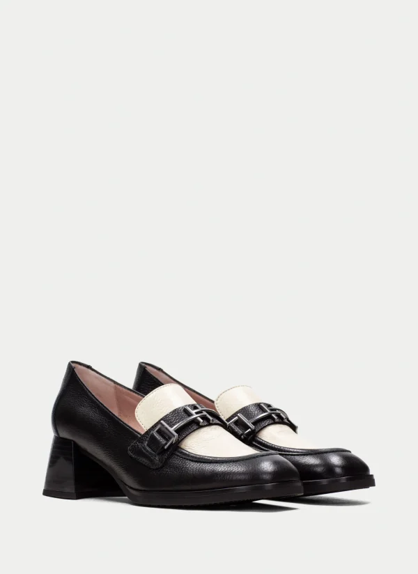 Mocasin milan negro-milk