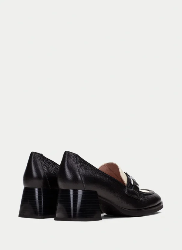 Mocasin milan negro-milk