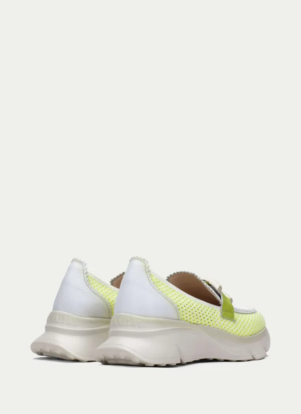 Mocasin Sport hawai blanco-kiwi