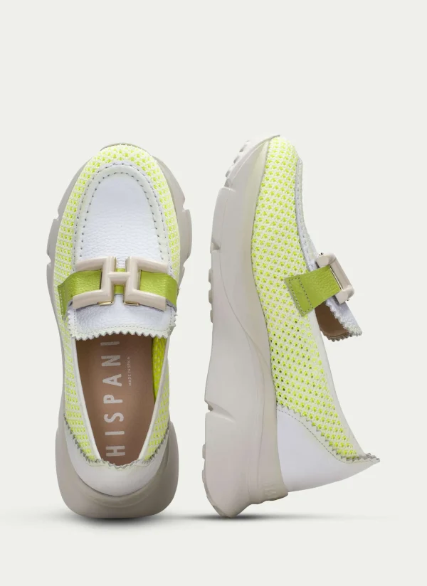 Mocasin Sport hawai blanco-kiwi