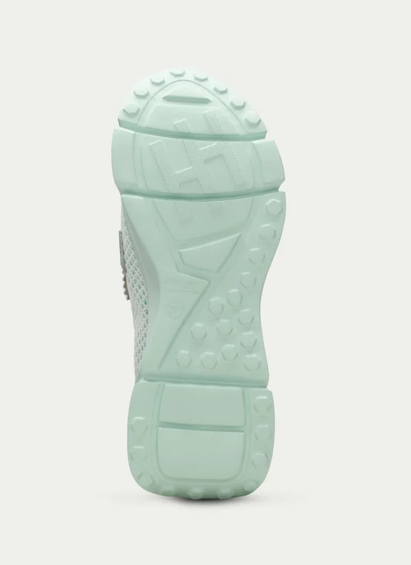 Mocasin Sport hawai blanco-aguamarina