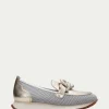 Mocasin Sport loira blanco-oro