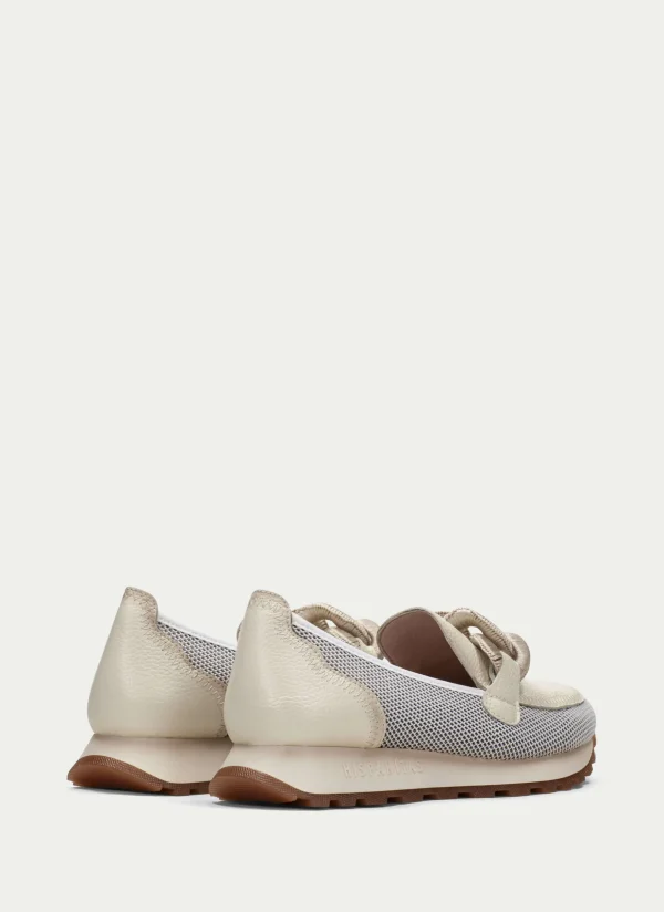 Mocasin Sport loira crema