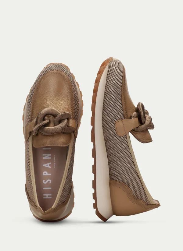Mocasin Sport loira desert