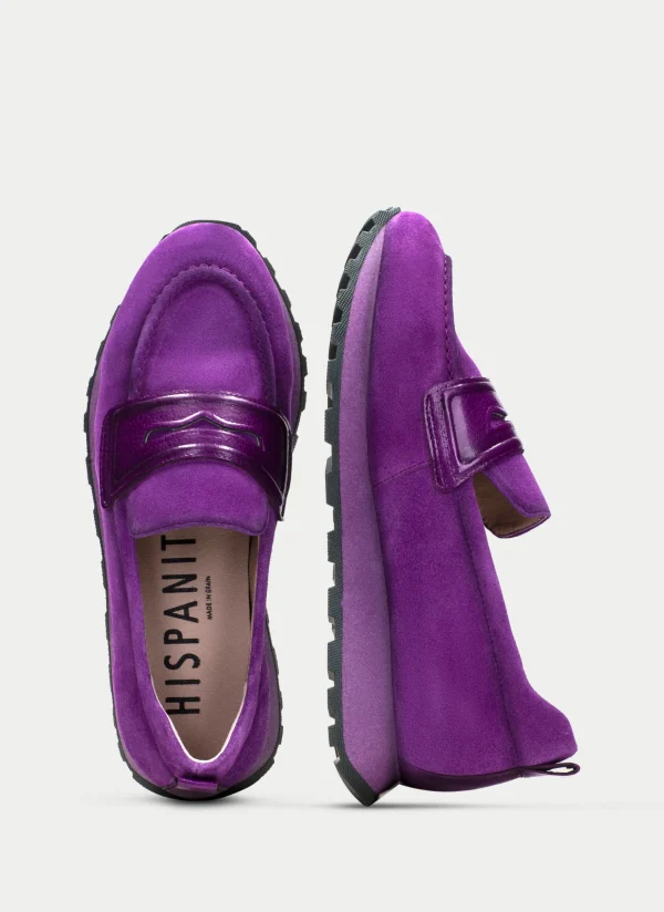 Mocasin Sport loira magenta