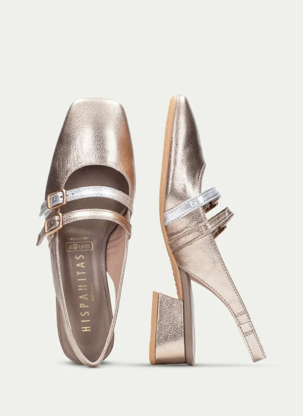 Zapato Plano aruba oro
