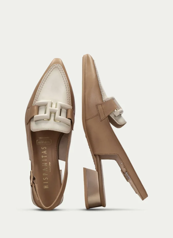 Zapato Plano dali desert-crema