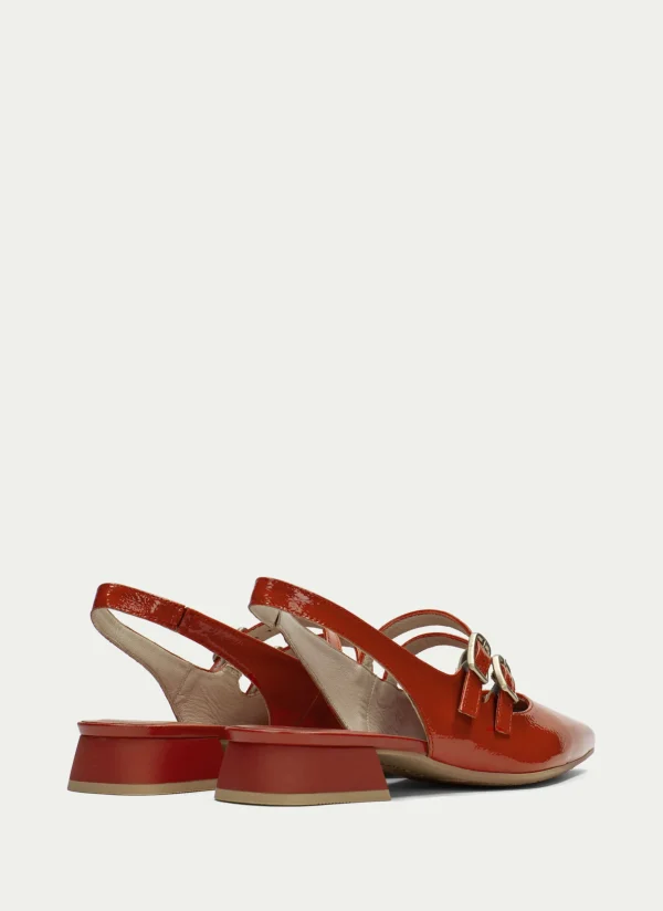 Zapato Plano dali rojo